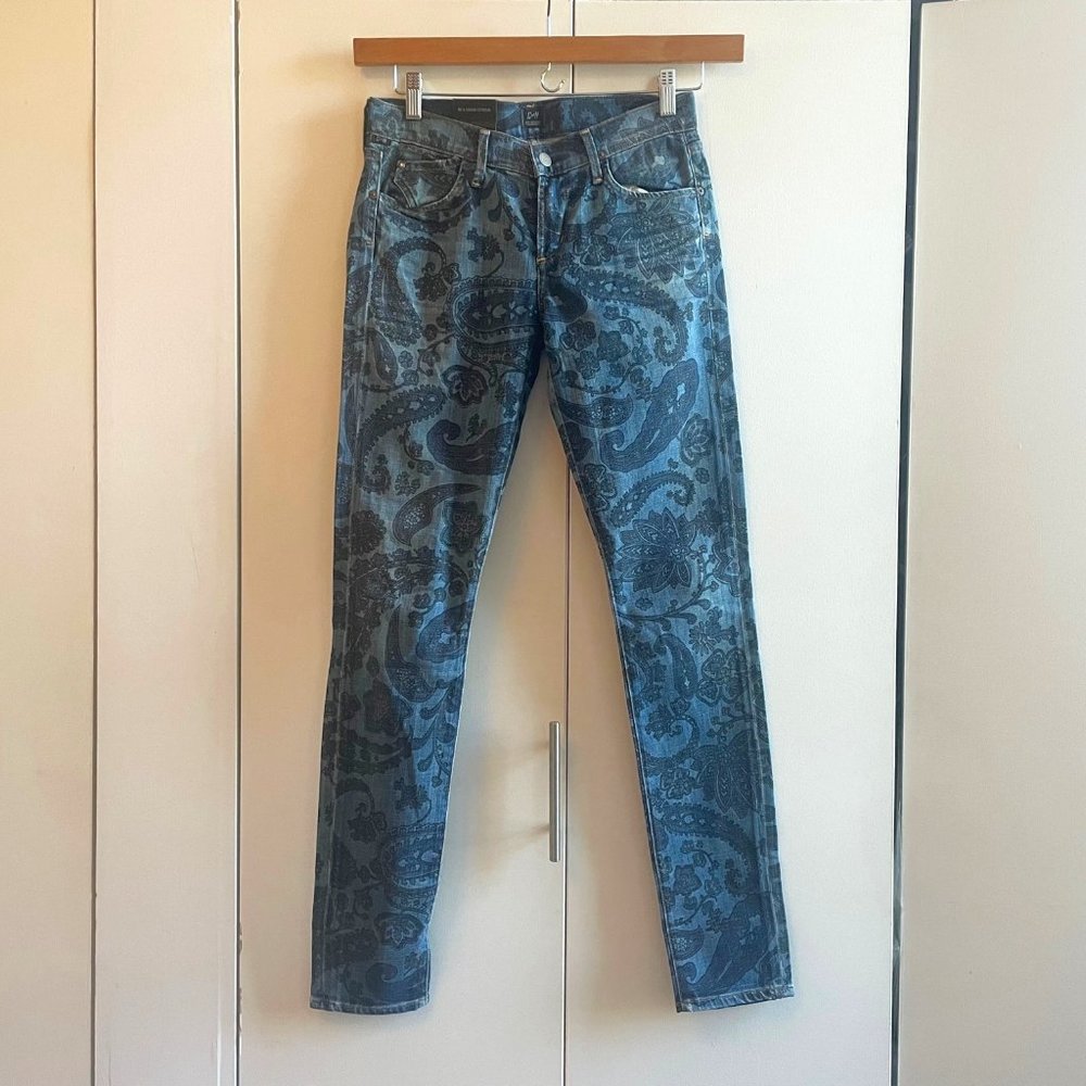Citizens of Humanity / Size 27 / NWT / 70s retro paisley print jeans